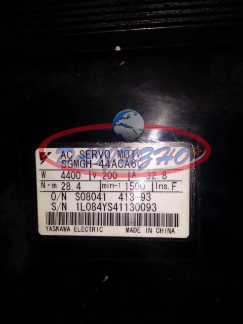 ONE USED Yaskawa servo motor SGMGH-44ACA6C SGMGH 44ACA6C #