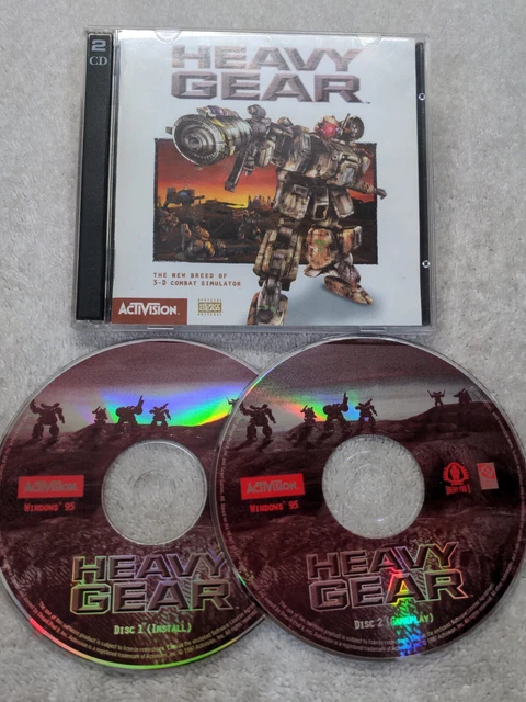 HEAVY GEAR Sur PC - Édition Big Box - Activision 1997 - Complet Sous Blister - FR