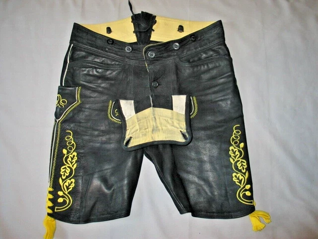 Kurze Trachtenlederhose Plattlerhose Laponialeder Auer Samerberg 2