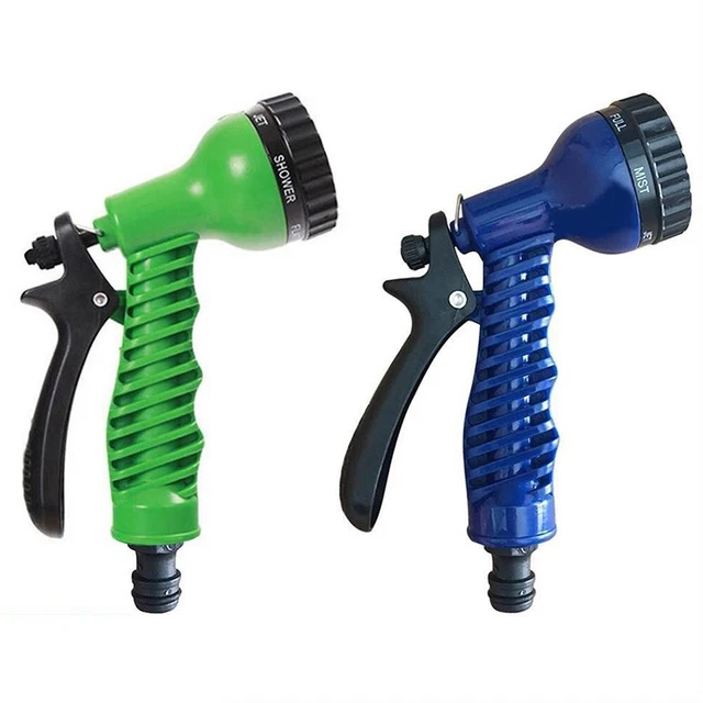 Pistolet D'arrosage Haute Pression 10 Modes - Alliage Zinc, Valve Contrôle Pouce, Pour Jardin Et Voiture