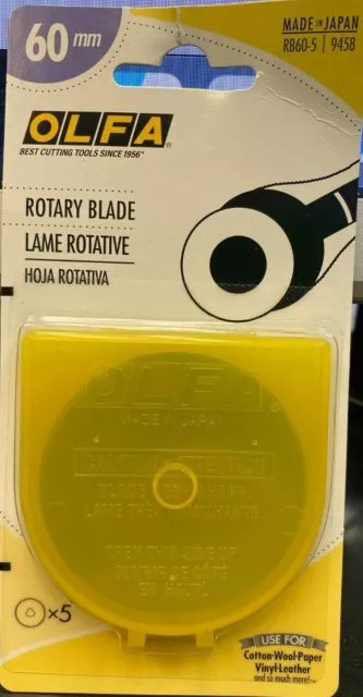 OLFA 5 Rotary Blades 60mm RB60-5