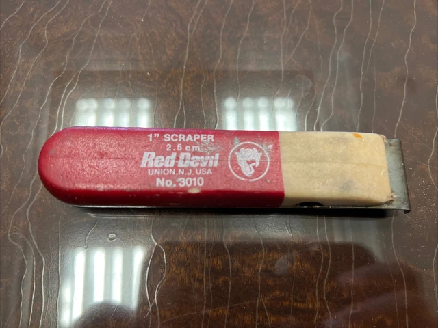 Raspador de pintura de un solo borde Red Devil 3010 1" 1 pulgada borde único