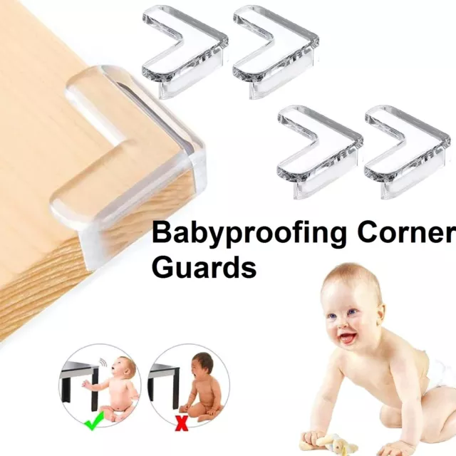 Desk Edge Soft Protectors Table Corner Cushion Baby Child Safety Guard Clear