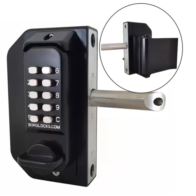Borg Locks BL3080 Mini Gate Lock LH Pull (BL3080MG-LHPULL)