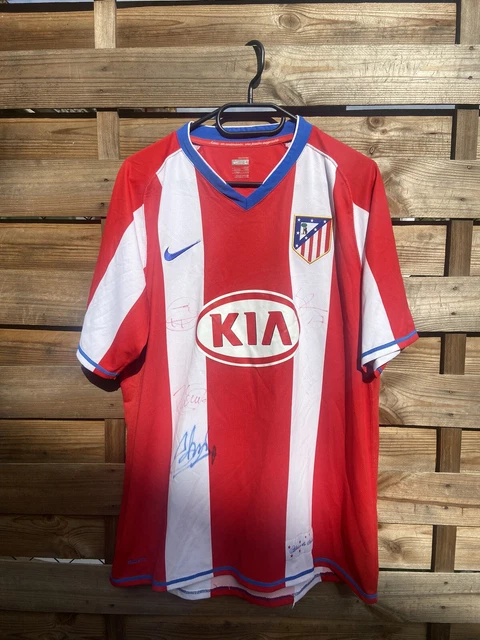 Barcelona signed 2008/09 treble winners shirt Messi Xavi Iniesta