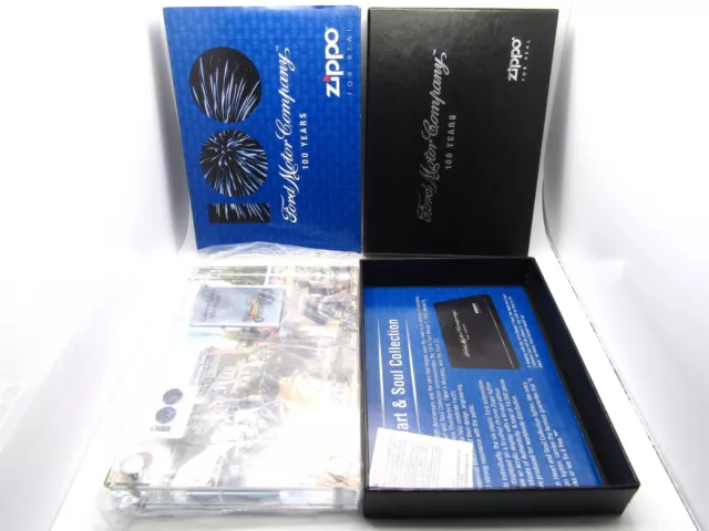 Ford Motor Company 100 Years Collectors Edition 1914 Model T Zippo 2002 MIB Rare