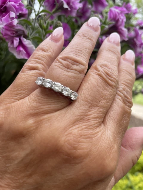 Moissanite Fire® .96ctw Round Platineve™ Ring Moissanite Fire® .96ctw Round Platineve™ Ring
