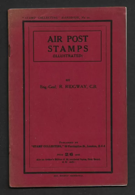Francobolli Air Post Illustrati da Brig.-Genl. R. Ridgway 1922