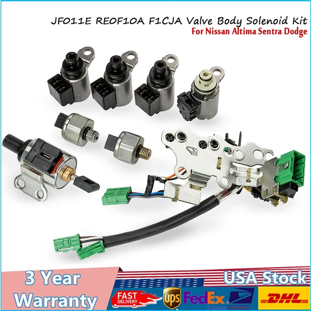 CVT TRANSMISSION SOLENOID Valve Body Kit Fits Nissan Altima/Rogue 2007