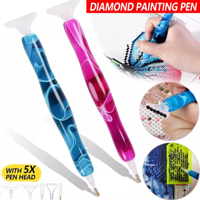 5D Resin Diamond Painting Pen Resin Point Drill Pens Cross Stitch DIY Craft Art