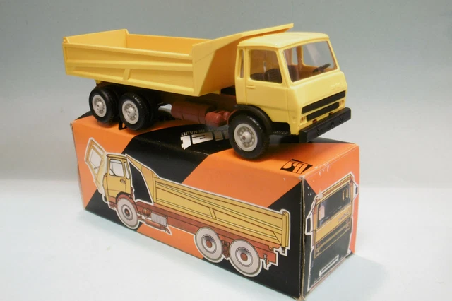 Camion benne rouge foncé Berliet GRH 230 6x4 - Voiture miniature 1/43