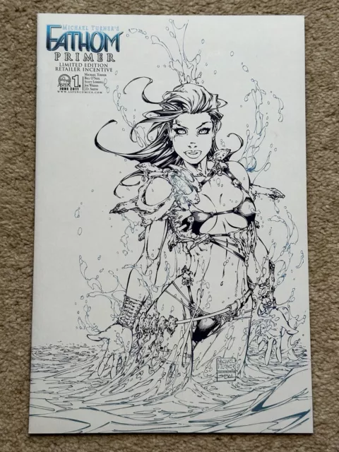 Fathom #1 2019 Michael Turner Sketch Variant