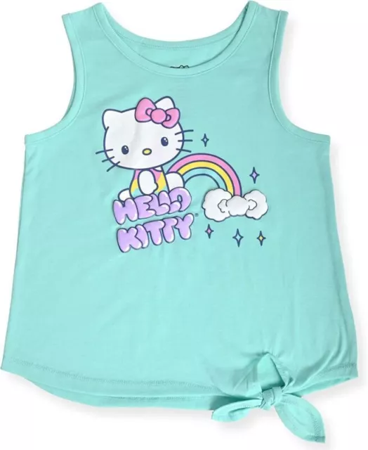 Hello Kitty Girls 2-Piece Tank Top and Short Set Size 3T 4T 5/6 6X 7 8/10 12 2