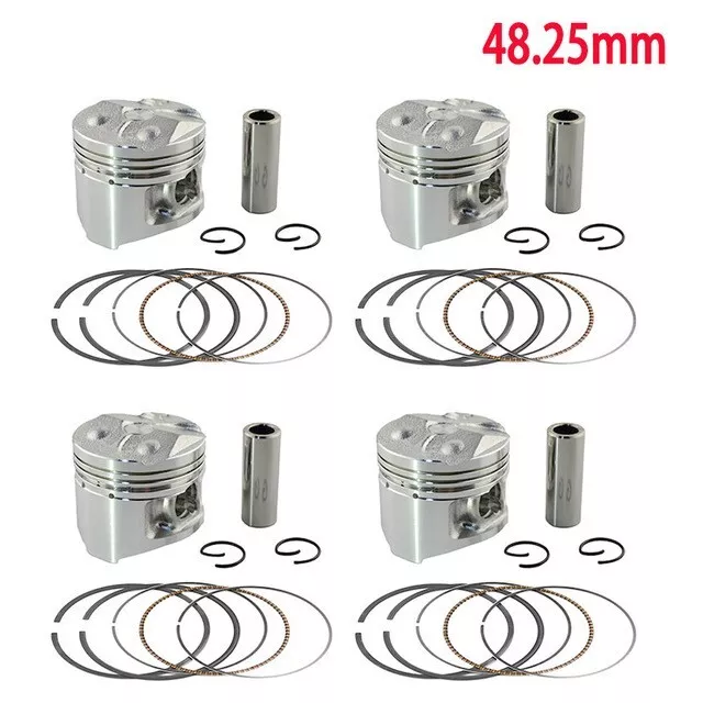Piston pour Yamaha FZ250 FZR250 1HX ( 48,25mm ) ( 4 Pièces )
