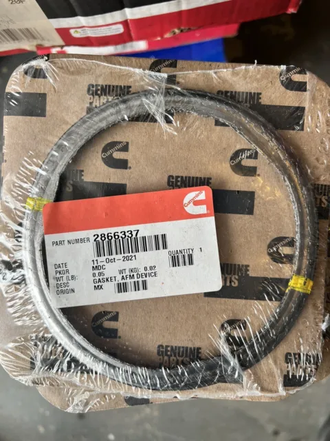 NEW  CUMMINS AFM DEVICE GASKET 2866337 NEW In Package
