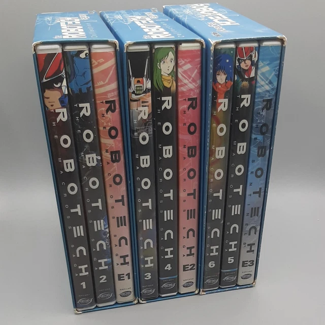 ROBOTECH LEGACY - Vol. 1-2-3: The Macross Saga DVD 9-Disc Set w ...