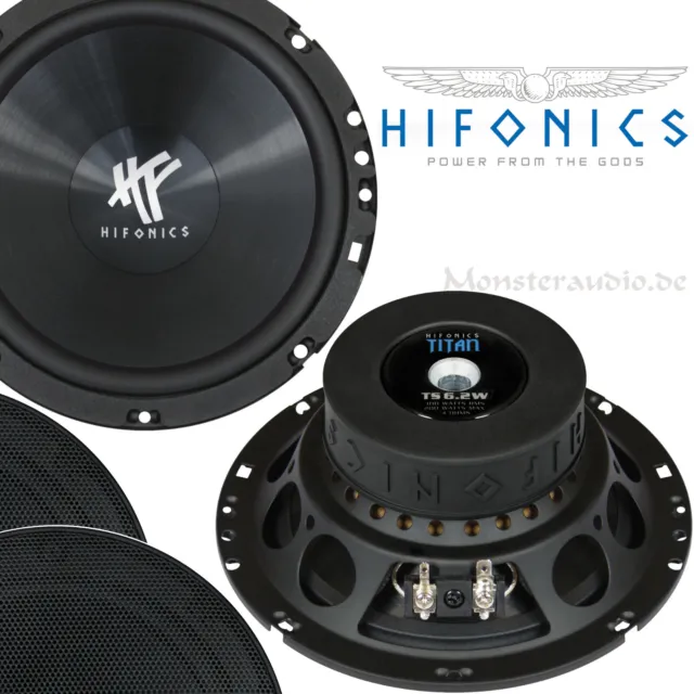 Hifonics TS-6.2W 2x 200 Watt Kicker Tieftöner Lautsprecher Kickbass Auto 16,5cm