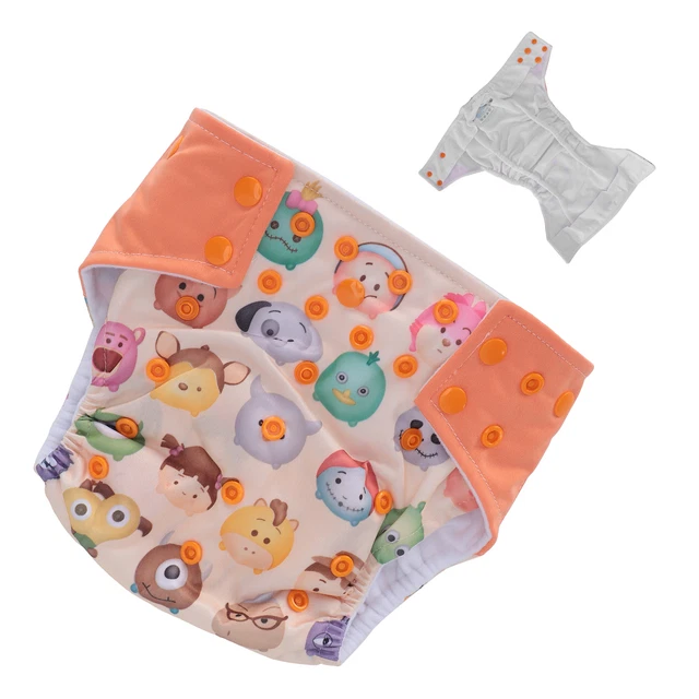 One Size Baby Nappy Infant Washable Cloth Diapers Reusable Print