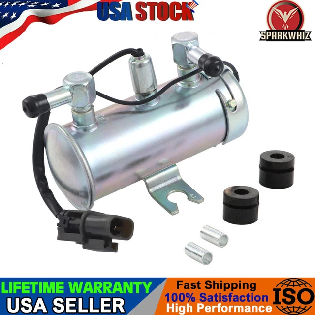 24V Electric Universal Petrol Diesel Fuel Pump Facet Silver Style Tractor Usa