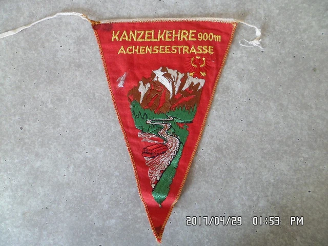 DRAPEAU FANION ANCIEN Automobilia Caravane BAGNOLES DE L'ORNE K9 EUR 5