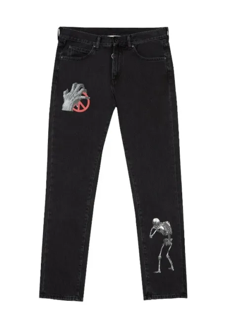 Off-White Virgil Abloh Undercover Slim Pocket Denim Pants Jeans Nike The Ten 33