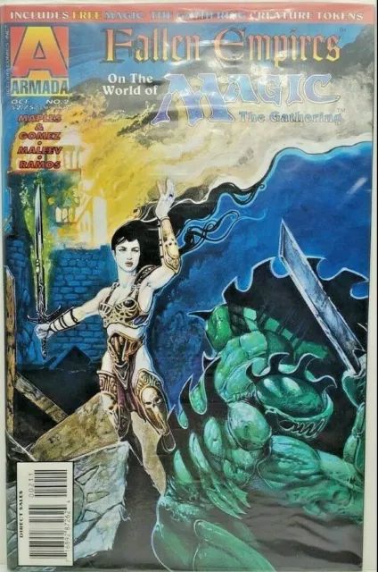 Magic The Gathering MTG Fallen Empires #2 Sealed Armada Comics Oct 1995 (VFNM)