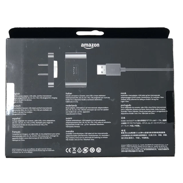 Kindle Fire Powerfast Travel Charging International Kit For Over 200 Countries 3