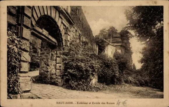 Ak Saverne Zabern Elsass Bas Rhin, Château du Haut-Barr, Burg Hohbarr - 4210650