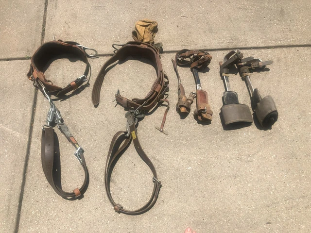Bashlin Climbing Belts With Climbing Gaffs