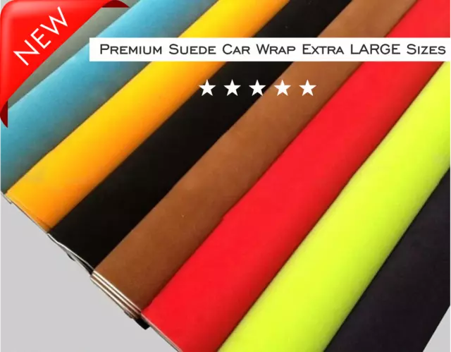 Suede Car Wrap Kit  Bubble Free Velvet Film Sheet Decal Skin vinyl sticker Large