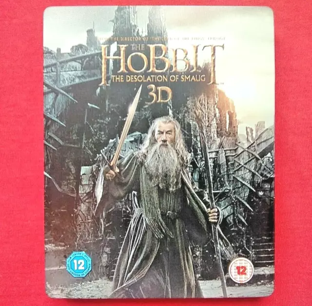 The Hobbit - The Desolation Of Smaug - 3D Blu-Ray - Steelbook - ( 4 Disc )