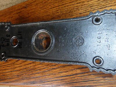 Vintage Antique Y&T Cast Iron Door Plate 31522 IM 2