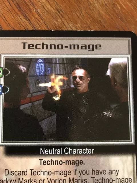 Techno Mage The Great War Babylon 5 Ccg Rare Card Near Mint Never Played With