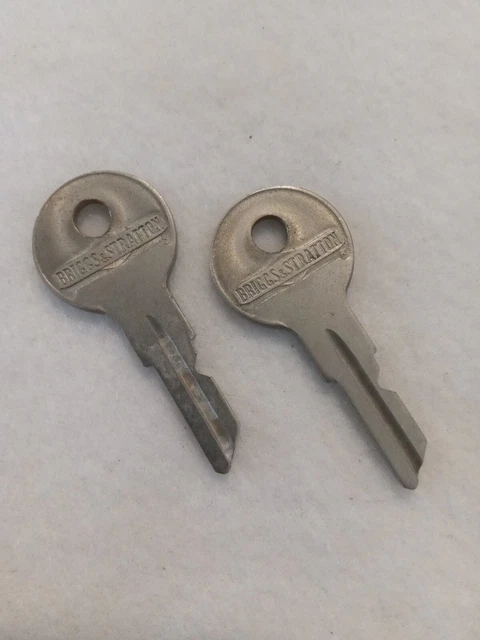 De colección BRIGGS & STRATTON ~ Lote de 2 llaves a juego ~ 1-7/8" ~ usadas ~ H643