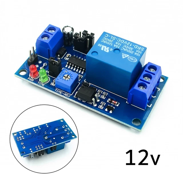 Delay Circuito Modulo Vibrazione Allarme Pezzi Relè Interruttore Timer