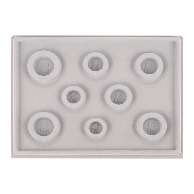 Bandeja de diseño de tablero de cuentas flocadas hágalo usted mismo artesanía O1B1