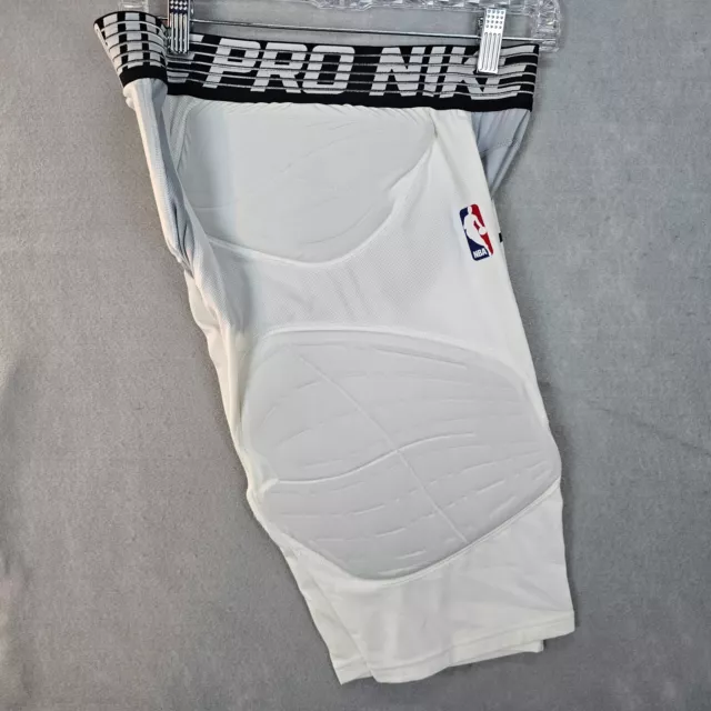 Nike NBA Authentics Dri-Fit Compression Shorts Men's White/Gray