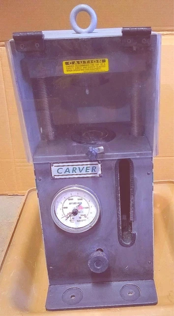 Carver 12 Ton 4350-L Benchtop Laboratory Pellet Press Free Ship