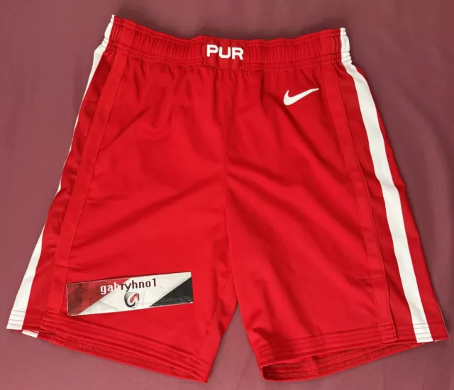Nike Puerto Rico Basketball Player Issued Shorts CD6193-657 Mens Size Large (38)