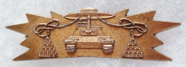 Insigne Équipage D'Élite 12e Cuirassiers – Char Arme Blindée – Original AB