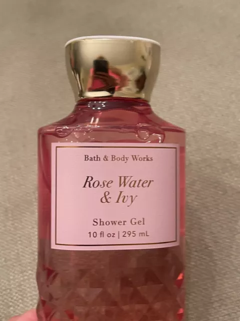 Bath & Body Works ROSE WATER & IVY Shower Gel Body Wash Full Size 10 oz