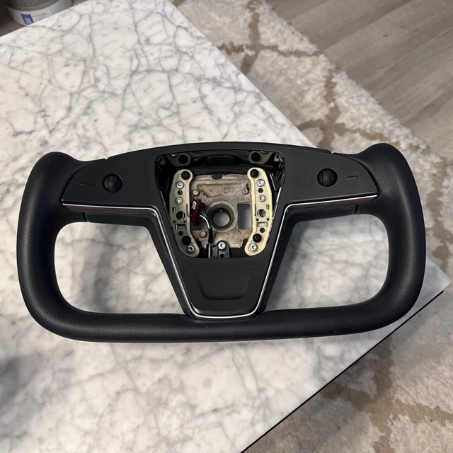 2021-2025 TESLA MODEL S X Plaid Yoke Steering Wheel 1622612-00-H OEM ...