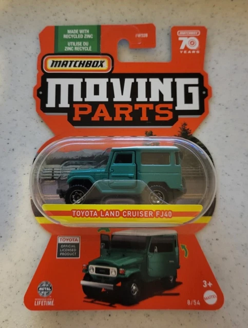 Matchbox Moving Parts Toyota Land Cruiser Fj40 Green 1:64 Diecast