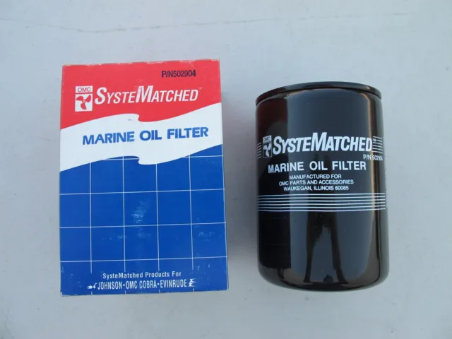 Lots Of 2 OMC Systemached Eengine Oil Filter (502904)