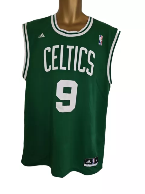 Adidas NBA Jersey  Boston Celtics  Rondo #9 Size M Basketball Top Green 2012