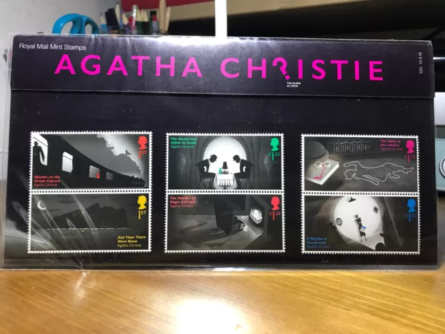 Royal Mail Mint Stamps Presentation Pack 532 AGATHA CHRISTIE ANNO 2016