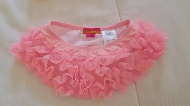 EUC Kate Mack 2 pièces maillot de bain Cirque du Soleil bikini rose tutu 24 mos 3