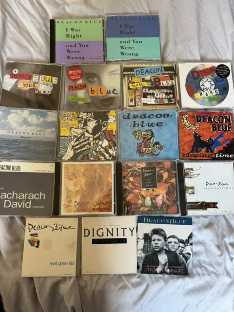 Collection Of 17 Original Deacon Blue CD Singles