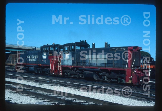 Original Slide IHB Indiana Harbor Belt SP Paint SW1500 1501 & 1503 Riverdale IL