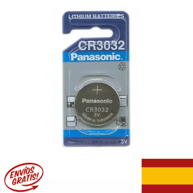 3 X CR3032/BN 3V 500mAh Botón Celda Li Batería para Panasonic DL/BR/KL/L30